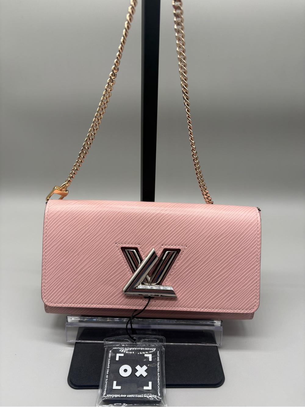 Louis Vuitton Twist Wallet Pink Epi Leather w/ Replacement Chain” - Picture 1 of 14